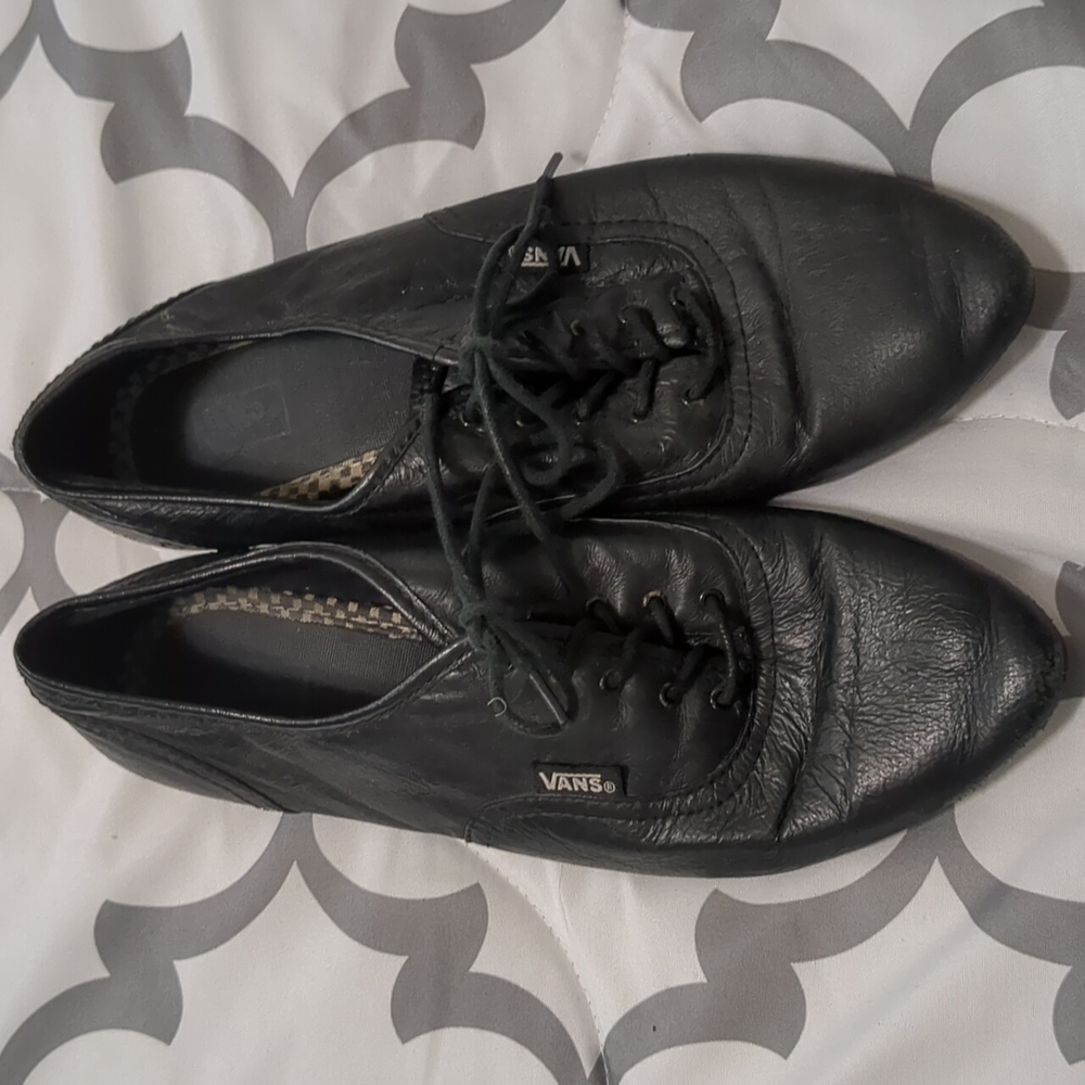 Vans leather shoes